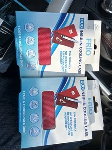 2 fundas de refrigeración de insulina Frio Duo sin necesidad de bolsas de hielo reutilizables compactas de viaje - Imagen 1 de 13