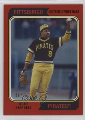 2020 Topps Archives 1974 Topps Red /75 Willie Stargell #182 HOF - Image 1 of 2