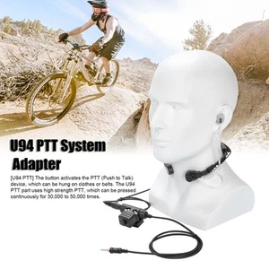 U94 PTT System Adapter 7.1mm Plug U94 PTT Throat Mic Headset For Verte Hot - Zdjęcie 1 z 24