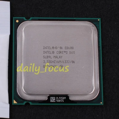 Intel Core 2 Duo Model E8600 SLB9L 3.33 GHz AT80570PJ0936M CPU LGA 775 1333 MHz - Image 1 of 2