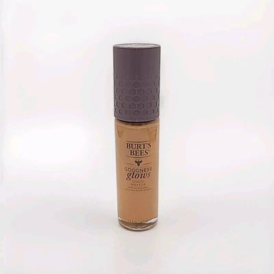 NEW! Burt's Bees Goodness Glows Liquid Makeup #1056 Walnut 1 fl oz - Image 1 of 4