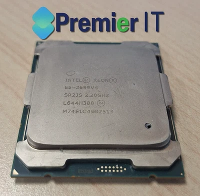 Intel Xeon E5-2699V4 - 3.6GHz 22 Cores 55MB L3 Cache LGA2011 Server CPU - Image 1 of 3