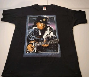 Vintage Stevie Ray Vaughan Size XL Heavy Tag 1954-1990 Shirt 2 Sided Graphic VGC - Picture 1 of 12