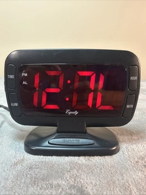 Equity 30016 Large 1.8 Inch Tilt LED Digital Alarm Clock Works - Image 1 of 4