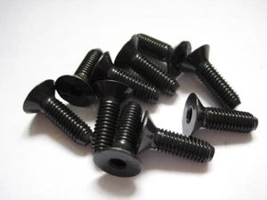 10x Stahl Senkkopfschrauben M5x16 DIN7991 10.9 Senkschraube - Imagen 1 de 1
