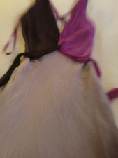 bcbg maxazria dress Chiffon Pink And Brown Size 2