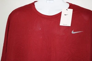 Nike Dri-FIT MAROON performance L/S T-Shirt SZ: 4XL 4X XXXXL 727980-613 NWT - Picture 1 of 2