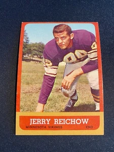 1963 TOPPS FOOTBALL #101 JERRY REICHOW!! $1 SHIPPING!! - Picture 1 of 2
