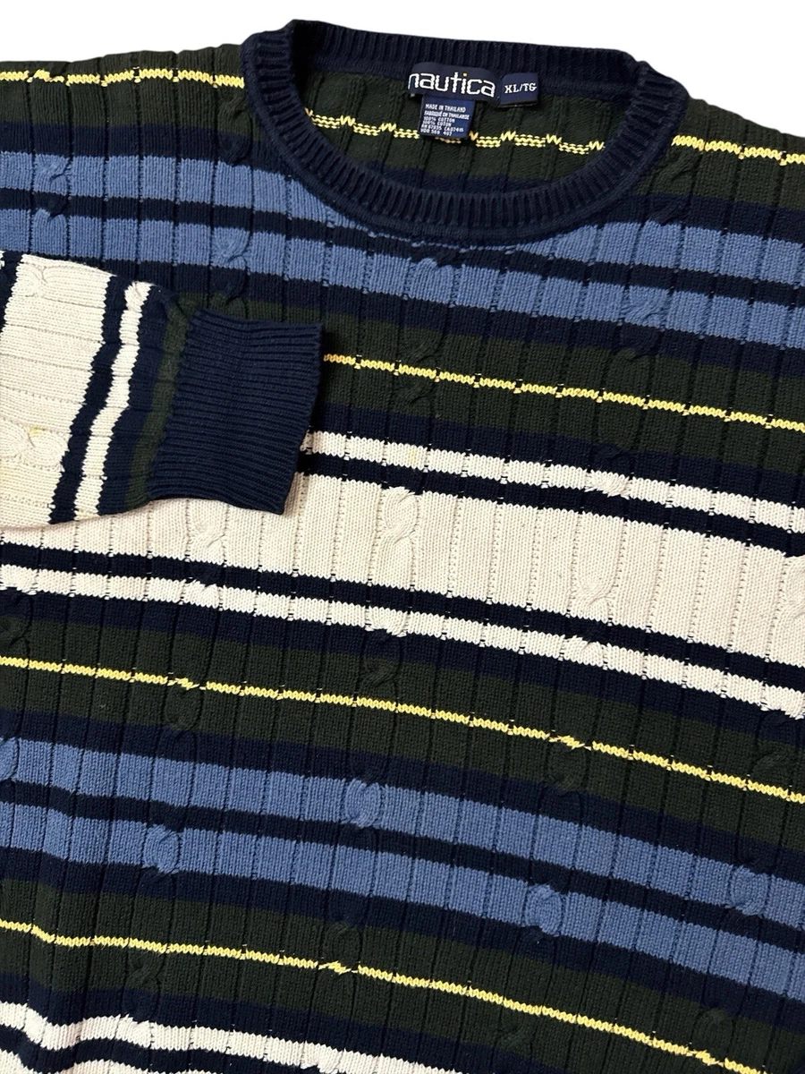 Nautica 100% Cotton 90s Crewneck Sweaters for Men for sale | eBay