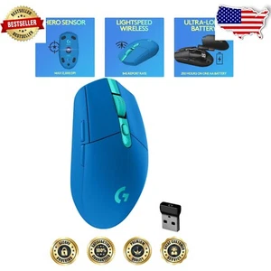 Ultra-Lightweight 99g G305 Gaming Mouse with 250h Battery - Wireless Convenience - Picture 1 of 11