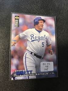 1995 Collector's Choice #49 George Brett Kansas City Royals HOF (o)