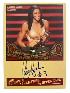 2011 Upper Deck Goodwin Champions Auto Candace Parker A-CP - Picture 1 of 2