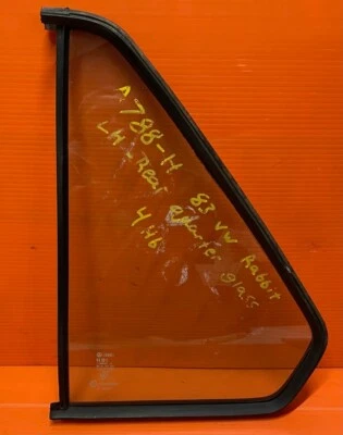 Volkswagen Rabbit 1975-1984, Jetta, cuarto de cristal izquierdo derecho Foto 1 de 4