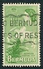 BERMUDA 1953-62 1 1/2d green SG137 used NG Easter Lily b ##W2