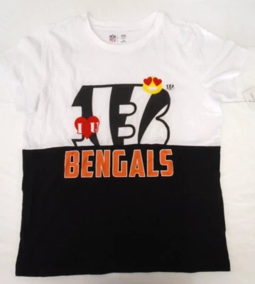 Cincinnati Bengals Women's M GIII Double Team Tee Shirt 823 - Image 1 of 4
