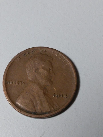 1914 Lincoln Wheat Penny - G/VG Cover
