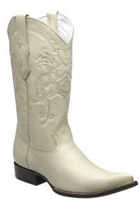 Botas occidentales tradicionales de ciervo hechas por botas Cuadra - Imagen 1 de 4