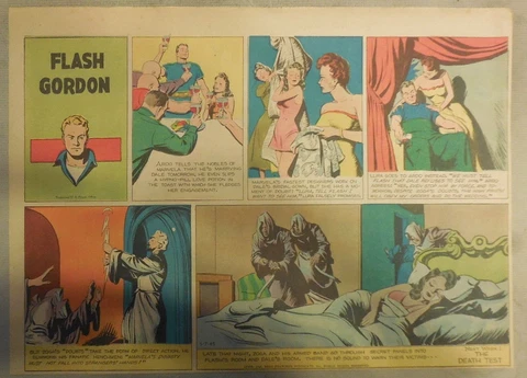 (52) Flash Gordon Sunday Pages by Austin Briggs from 1945 Complete Year! Cover