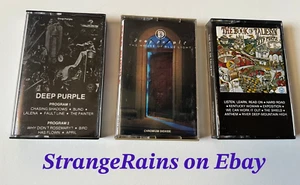 3 Cassette Tape Lot - Deep Purple - ALL PLAY TESTED & SOUND GREAT! - Picture 1 of 3