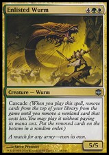 Magic the Gathering MTG Enlisted Wurm (68) Alara Reborn   LP