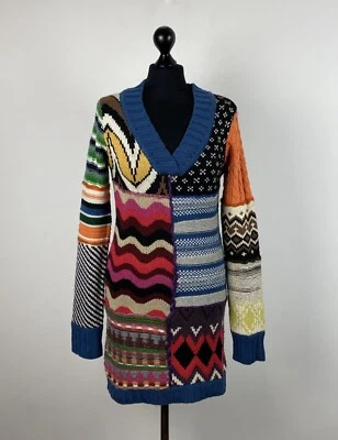 Suéter jersey para mujer Desigual 56 % acrílico 34 % nailon 10 % lana talla XL Foto 1 de 4