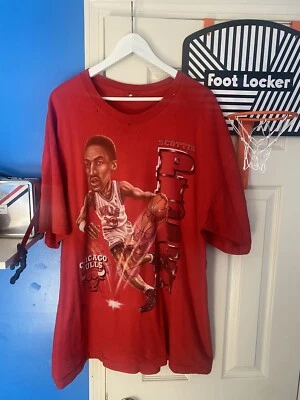 Camiseta de colección Scottie Pippen NBA Baloncesto Chicago Bulls 🏀 🏆 De colección Años 90 Jugador Profesional Foto 1 de 4