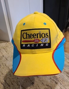#43 Cheerios Betty Crocker NASCAR verstellbare Rennmütze gelb Petty Enterprise - Bild 1 von 12