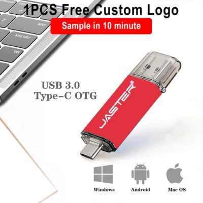 OTG Mobile phone USB-C 3.0 High speed flash drive Free logo TYPE-C memory stick - Image 1 of 4