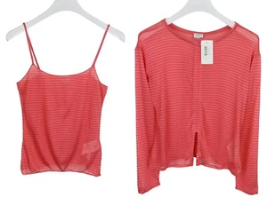 ARMANI COLLEZIONI Set Women's US 6 Transparent Lightweight Stretchy Twin - Picture 1 of 16