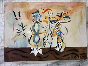 Mark Rothko painting oil on canvas signed and stamped - Picture 1 of 5