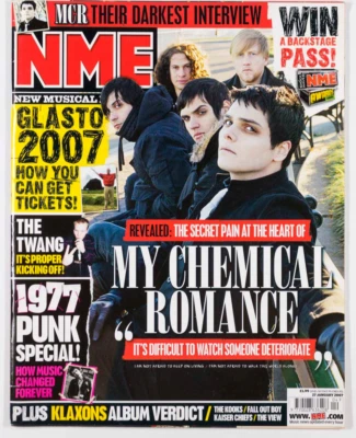 My Chemical Romance Bowie The Good Bad Queen 1977 Punk NME MAGAZINE JANUARY 2007 - Image 1 of 4