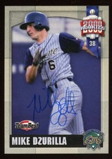 2000 Eugene Emeralds MIKE DZURILLA Signed Card autograph AUTO CUBS PHILLIES