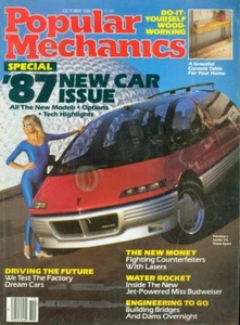 1986 Popular Mechanics Magazine: '87 New Car Issue Pontiac Turbo V6 Trans Sport - Picture 1 of 1