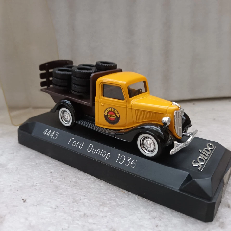 SOLIDO MADE IN FRANCE REF 4443 FORD DUNLOP 1936 NEUF EN BOITE - Photo 1/1