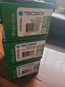 Lexmark Toner Cartridge Cs310 Cs410 Cs510 Cyan  Sealed - Picture 1 of 4