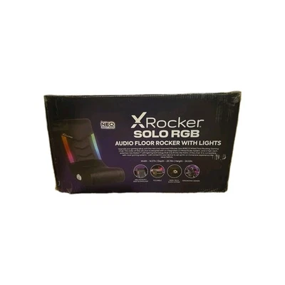 Videojuego XRocker Solo RGB Audio Balancín de Piso con Luces NEO Silla de Juego ¡NUEVO! Foto 1 de 2