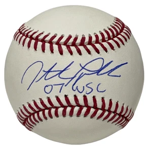 JONATHAN PAPELBON SIGNED  BASEBALL - "07 WSC" INSCRIPTION - BECKETT WITNESS - Picture 1 of 2