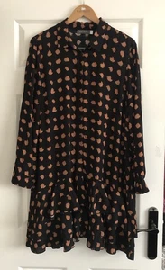 MINT VELVET Gorgeous Elora Spot Print Mini Dress Size 16. - Picture 1 of 12
