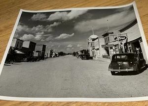 1930s DAVIDSON, SASKATCHEWAN , Main Street Canada 8" x 10" B&W Photograph - Picture 1 of 6
