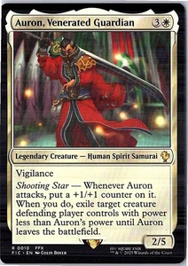 Auron, Venerated Guardian R Commander: FINAL FANTASY 10 Near Mint - Picture 1 of 1