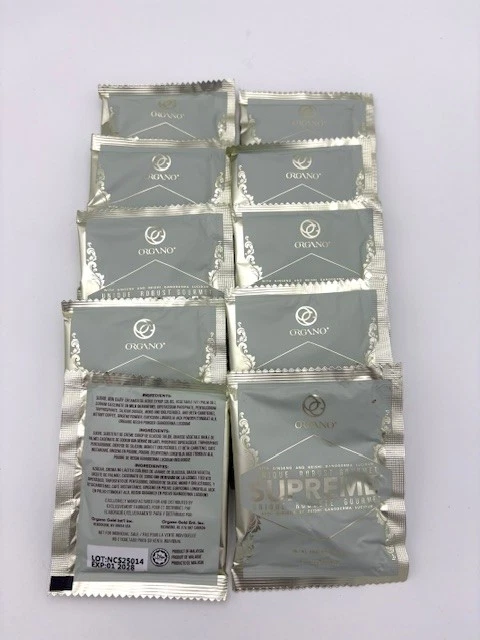 Organo Gold Cafe Supreme 100% Certified Ganoderma Extract Sealed, 10 Sachets - Image 1 of 1