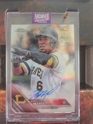 Archivo Topps 2025 - 2022 Topps Chrome Starling Marte ¡Auto 1/1! RARO! 🔥  Foto 1 de 3