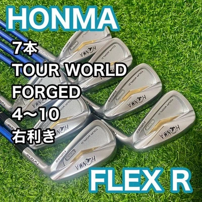 Honma Tour World TW727P Irons #4-10(7Clubs)/ARMRQ 8 54/Flex:Regular - Image 1 of 4