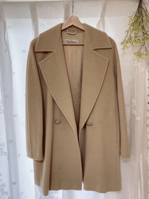 Abrigo Chaqueta Blusa Mujer Max Mara Talla 38 Beige  Foto 1 de 4