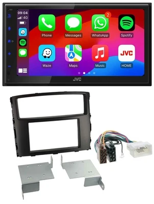 JVC Bluetooth 2DIN MP3 DAB USB Autoradio für Mitsubishi Pajero Shogun ab 14 - Bild 1 von 4