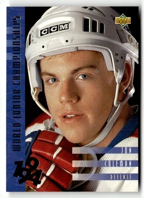 1993-94 Upper Deck #563 Jon Coleman - Image 1 of 2