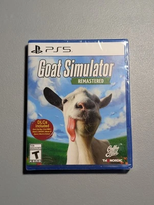 Goat Simulator: Remastered (Sony PlayStation 5 PS5) Nuevo, Sellado de Fábrica Foto 1 de 4