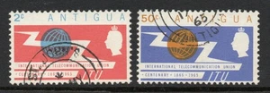 Antigua 1965 ITU Centenary set SG 166-167 Fine used. - Picture 1 of 1