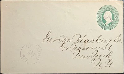 Ontario Wisconsin 3c PSE 1879 Vernon County Tp - Image 1 of 2