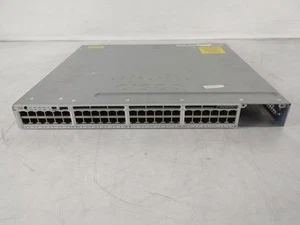Cisco Catalyst WS-C3850-48P-S 48-Port Gigabit Ethernet Managed Poe+ - Picture 1 of 10